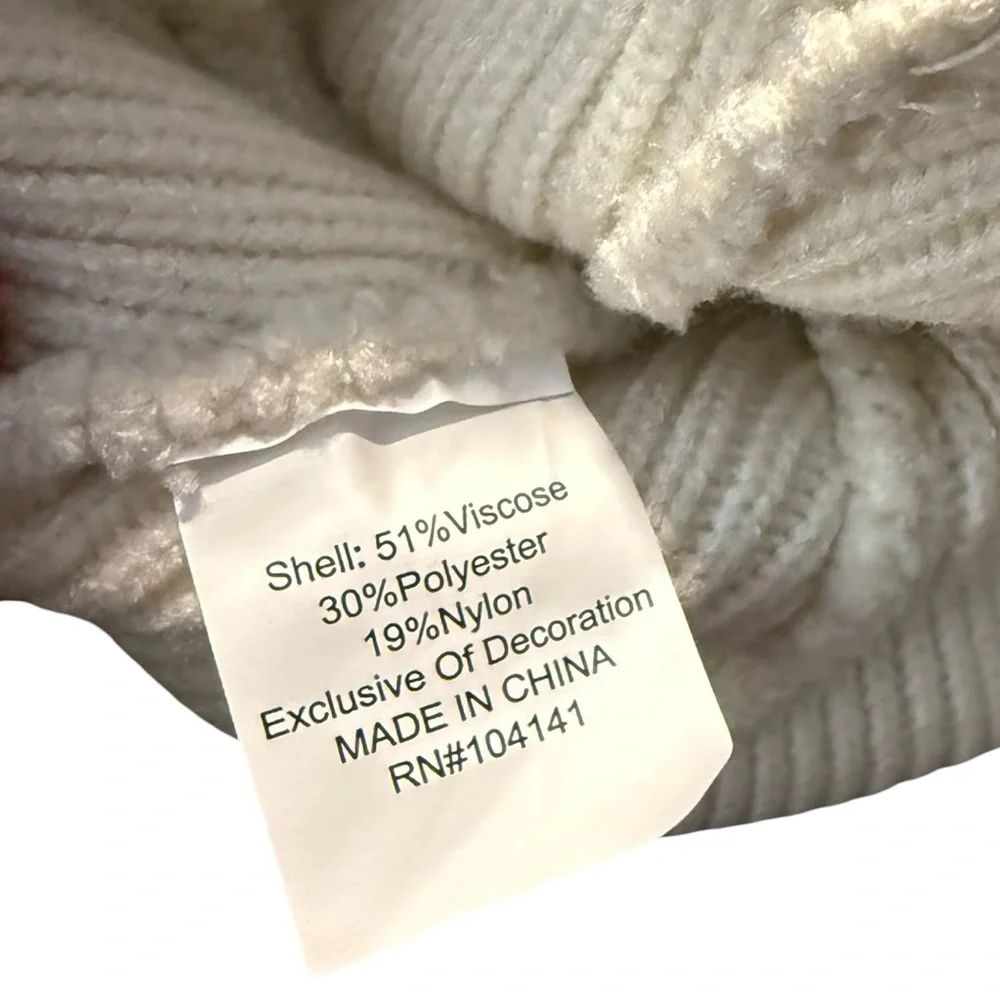 VRST Rib Knit Beanie Streetwear‎ Minimalist Neutral OSFM